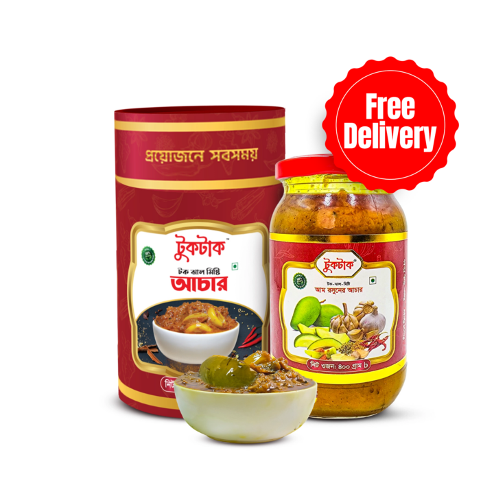 আম রসুনের আচার | Mango Garlic Pickle