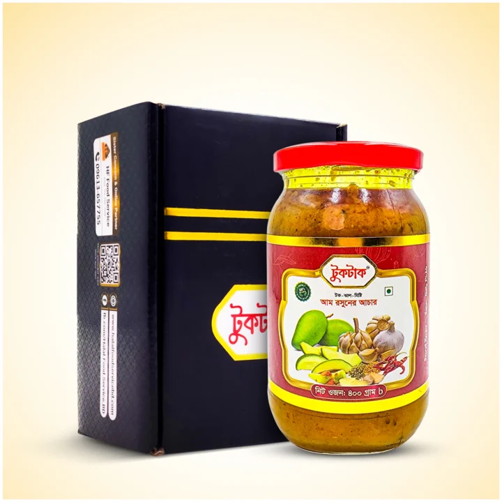 আম রসুনের আচার | Mango Garlic Pickle