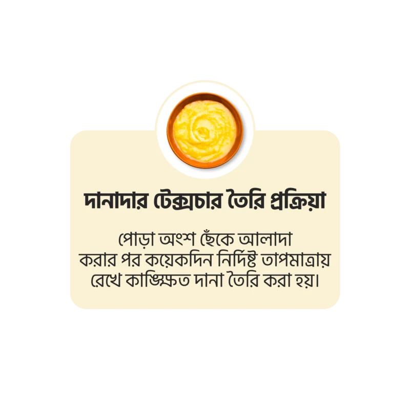 দানাদার টেক্সচার তৈরি প্রক্রিয়া